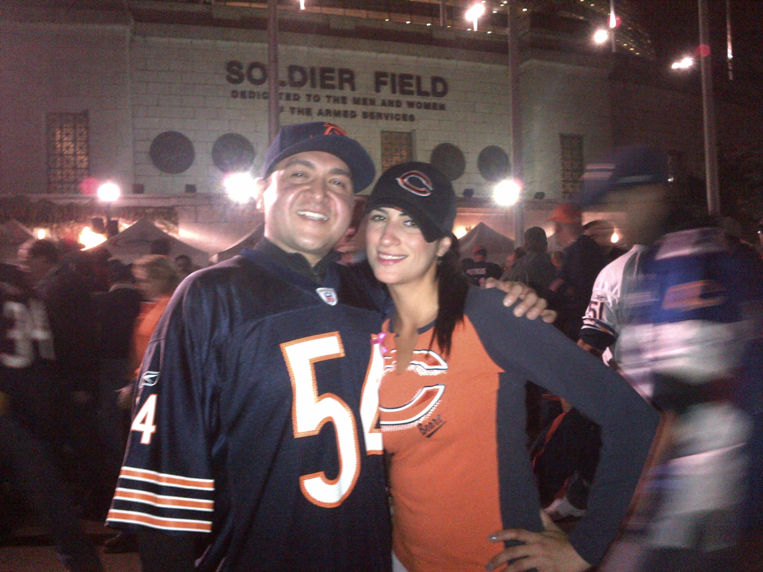 Carlos Takes Cariloha to Chicago Bears Game