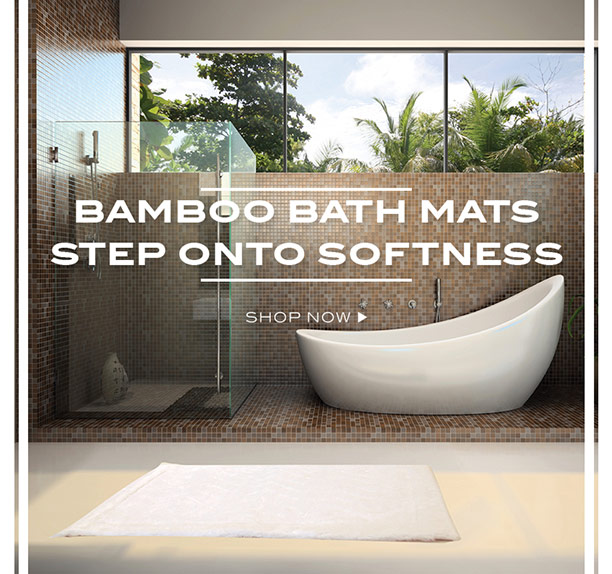 Cariloha Bamboo Bath Mats
