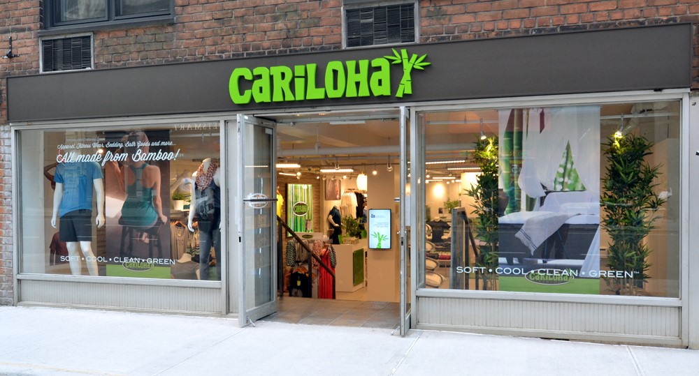 New York’s First Exclusively Bamboo Bedding and Clothing Store, Cariloha, Opens in Manhattan, New York City