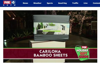 Fox Highlights Cariloha Bamboo Bed Sheets as National Favorite