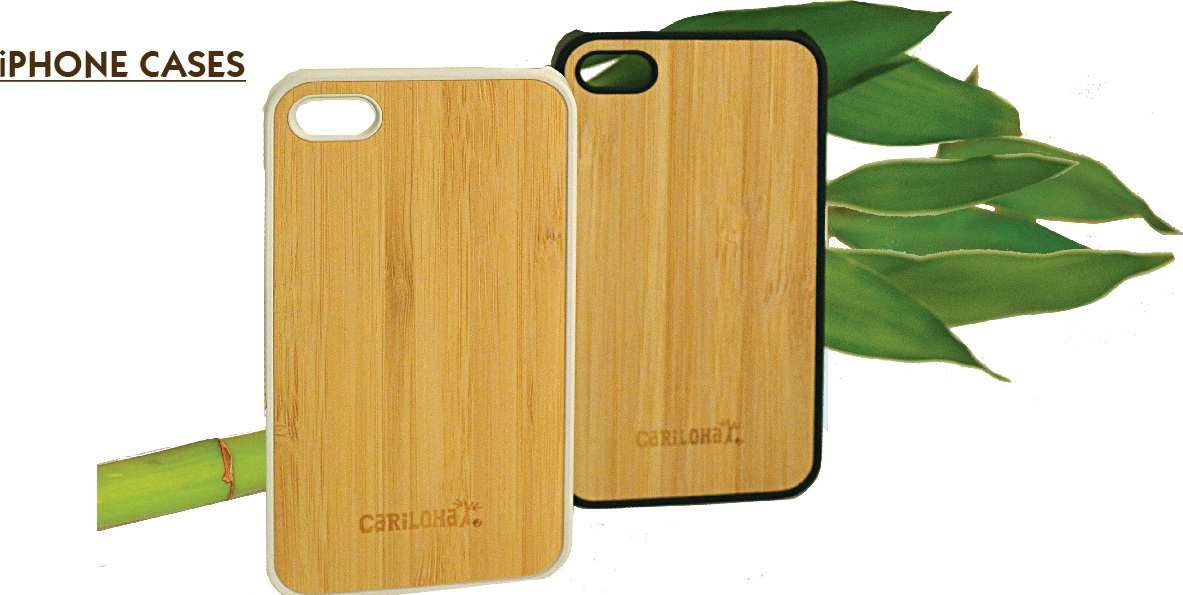 Cariloha Bamboo iPhone Covers